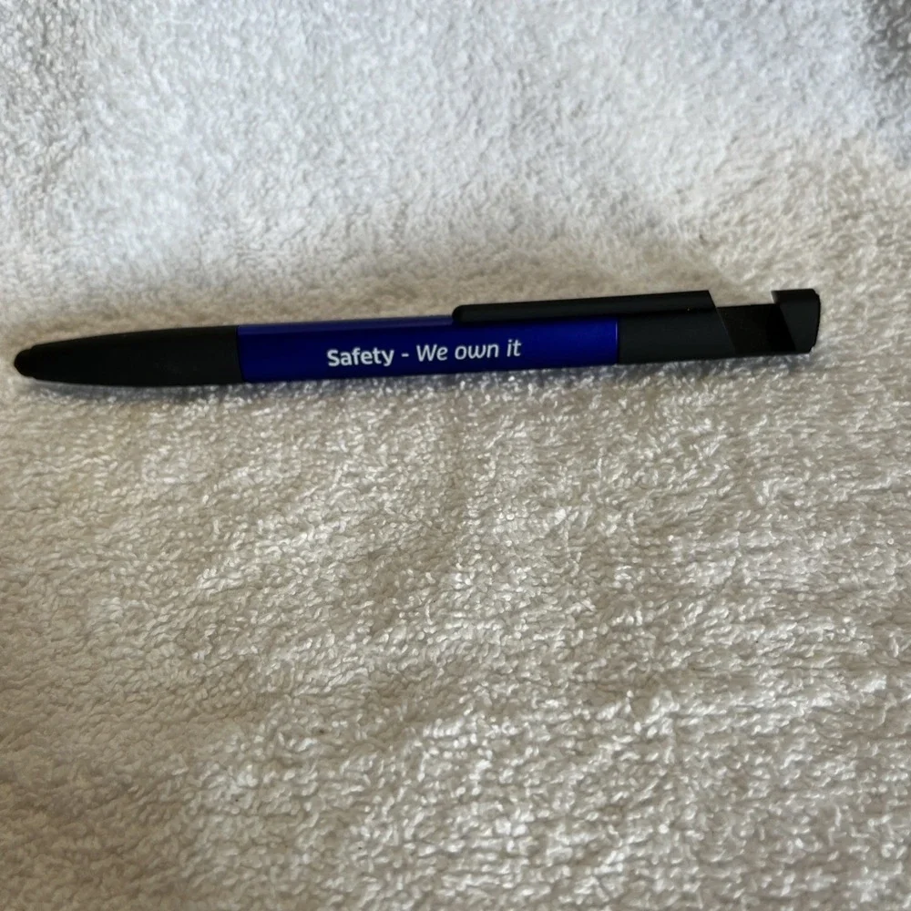 United Airlines Tech Ops Twist Ballpoint Pen Safety -we Own It